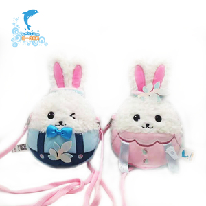 Personalizado suave de dibujos animados de peluche de <span class=keywords><strong>conejo</strong></span> bolsa de la escuela - Product Image 4