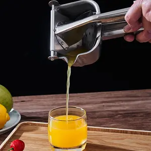 Fruit Orange Citrus Lime Manuelle Handpresse Edelstahl-Extraktor Presser Lemon Squeezer Juicer