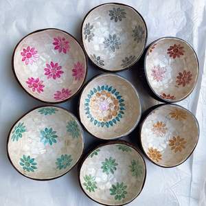 New Arrival Handmade Eggshell Lacquer Bowl Luxury Fruit Bowl Decorative <b>Vietnam</b> <b>Lacquerware</b> Artisan Craft - Product Image 2