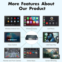 Decodificador Original ZWNAV Inalámbrico CarPlay para Mclaren GT, Módulo de Interfaz y Pantalla Android Auto, Mirror Link, Cámara Multimedia