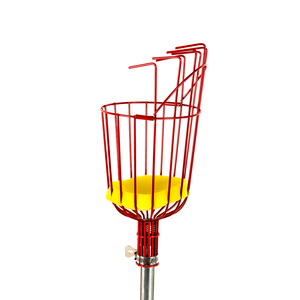 Teleskop-Edelstahl-Apfel-Orangenbaum-Picker-Picking-Stangen werkzeug mit langem Griff und Obstpf lücker - Product Image 2