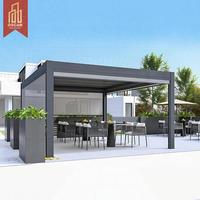 Pergola résistante aux intempéries, robuste, pour patio extérieur, jardin, cour, imperméable à la pluie, 8x8, 10x6, 10x16, 12x18