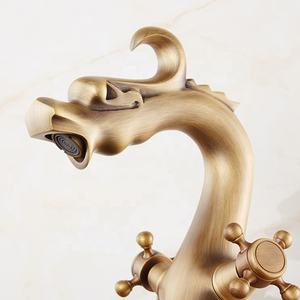 Wholesale Deck Mounted Animal Shape Antique <strong>Dragon</strong> <strong>Faucet</strong> for Bathroom - Product Image 3