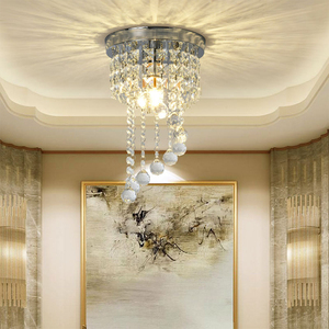 Prix attractif, luminaires de plafond LED en cristal modernes AMJ avec cadre en fer, couleur personnalisable pour hôtel et restaurant, nouvelle <span class=keywords><strong>tendance</strong></span> <span class=keywords><strong>2023</strong></span> - Product Image 1