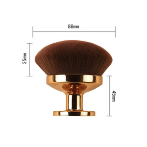 Pinceau à poudre en forme de champignon, 3 cm, poils synthétiques, grande taille, pour l'application sur le fard à joues, le corps et le cou - Product Image 4