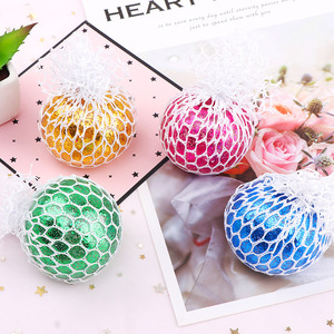 Bola de uva en polvo dorado con ventilación, pellizco infinito, no está mal, magia, juguetes extraños para aliviar el estrés, divertidas cuentas creativas, globos de agua - Product Image 5