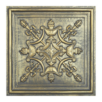 Plafonds décoratifs en PVC 3D gaufré, imperméables et ignifuges, 2x2 pieds, pour restaurant et hôtel, livraison gratuite, PL07