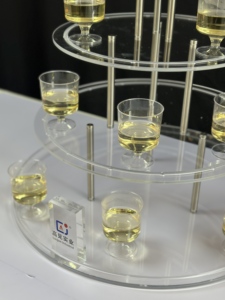 Gaojian rõ ràng Sâm banh tháp đứng hiện đại phát sáng rượu hiển thị cho các bên đám cưới khách sạn sắp xếp đám cưới Prop - Product Image 3