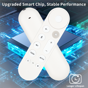 GY3LE pour télécommande de recherche vocale Google, pour Google TV Streamer 4K, <span class=keywords><strong>NON</strong></span> compatible avec Google Chromecast Snow - Product Image 6