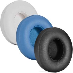 Fundas de cojín de cuero proteico de repuesto para auriculares inalámbricos Monster <span class=keywords><strong>Beats</strong></span> <span class=keywords><strong>Solo</strong></span> 4,0 - Product Image 1