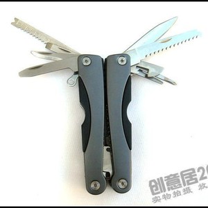 Pince multifonction en acier inoxydable pliable, longueur 25,5 cm, 11 fonctions, outils de survie en plein air - Product Image 3