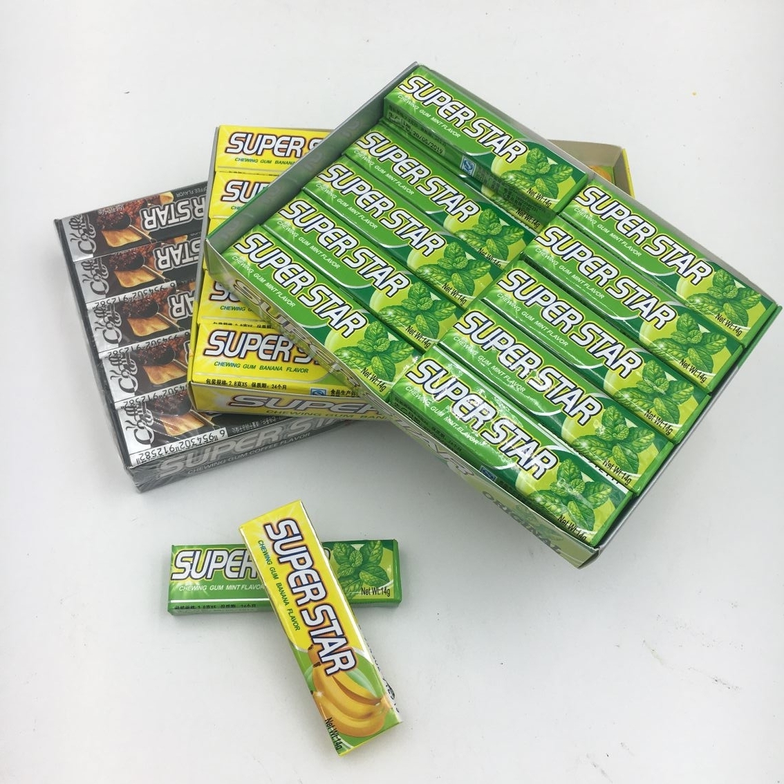 OEM super star fruit flavor chewing gum