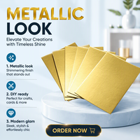 Feuilles de carton recyclé laminées avec film métallisé anti-déformation pour support à gâteau