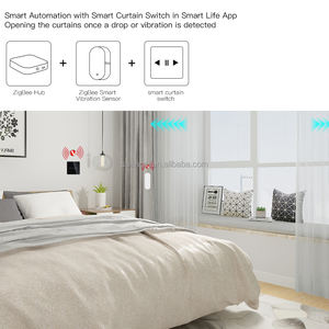 Sensor de Vibración Inteligente SLS Zigbee, Detección Inalámbrica Inteligente, <span class=keywords><strong>Alarma</strong></span> de Seguridad para el Hogar y Hoteles, Control por Aplicación Android, Funciona con Batería - Product Image 5