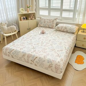 Juego de Ropa de <span class=keywords><strong>Cama</strong></span> King de Lujo 100% Algodón, Estampado, Transpirable, Sábana Ajustable, Calidad de Hotel y Hospital, Estilo Liso - Product Image 2