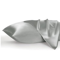Taie d'oreiller en soie de mûrier, luxueuse, personnalisée, 25 Momme 6A, pour cheveux et peau, 100%