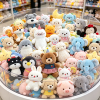 En gros, Peluches mignonnes et douces de 8 pouces pour machines à griffes et parcs d'attractions