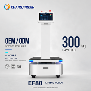 Robot de livraison médical intelligent Changjingxin EF80 300KG Core I5 4G/5G LiDAR SLAM Évitement automatique des obstacles Alerte vocale d'arrivée EF80 F - Product Image 1
