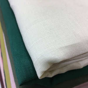 Hermosa tela de lino 100% orgánico natural al por mayor para camisas - Product Image 3