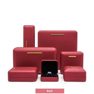 High-grade PU Leather Jewelry Boxes for Promise <b>Rings</b> Earrings Pendant <b>Storage</b> Jewelry Boxes for Necklaces - Product Image 6