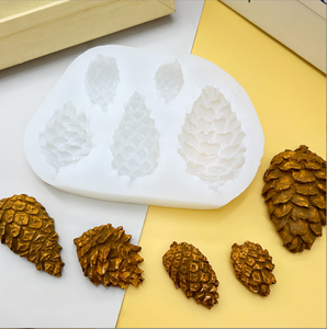 Pine Cone Silicone Mold, Dried Fruit Mold, Chocolate Mold, Mousse <b>Cake</b> Mold, Baking Silicone Mold, DIY Handmade Dessert Decor - Product Image 3