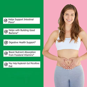 Cápsulas de Probióticos OEM ODM, Apoyan la Salud Intestinal con Complejo de Enzimas Digestivas, Píldoras para el Equilibrio de la Flora Intestinal - Product Image 6