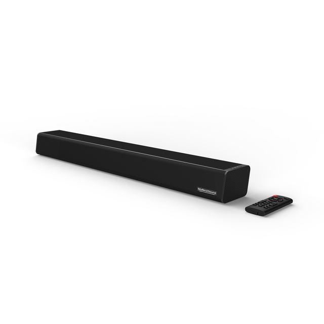 40W 2.0 Channel Home Theater Soundbar System Full Range Speaker Super Bass for 5.3 Remote Control RGB Light Metal Home