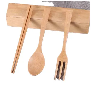 Китайские палочки для еды экологически чистые переносные деревянные наборы столовых приборов деревянные палочки для еды и ложки дорожный костюм L4