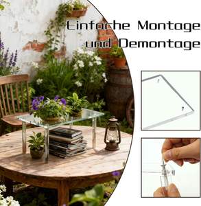 Support à <span class=keywords><strong>plantes</strong></span> en acrylique extra large de 7 mm d'épaisseur, étagère en acrylique pour <span class=keywords><strong>plantes</strong></span> - Product Image 3