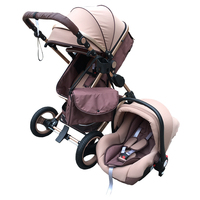 Poussette Multifonction Haute Portable Léger Voyage Landau bidirectionnel mise en œuvre Bébé Poussette bebek arabas