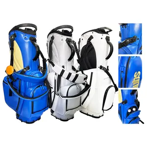 Chengsheng Chất lượng cao OEM ODM Polyester Trọng lượng nhẹ Pouch đĩa Golf Túi chủ nhật trên xe đẩy Golf đứng túi