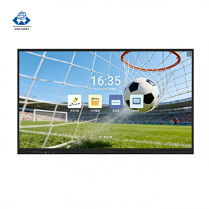 Tableau interactif intelligent ZDHQ 98-115 pouces 4K multi-touch pour entraîneur de football, réunions tactiques, système Android – Vente Flash - Product Image 1
