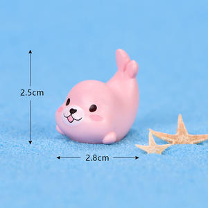 Animal marin Micro <span class=keywords><strong>paysage</strong></span> ornements aquarium accessoires d'aquarium dessin animé mignon sceau licorne bonsaï décoration - Product Image 5