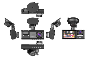 Cámara de Coche HD 1080p con Grabador de Video, Pantalla IPS de 2.0 Pulgadas, Cámara Delantera/Trasera/Interior, DVR para Coche con 3 Lentes, Visión Nocturna, Wifi, 1 Año de Garantía - Product Image 2