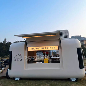 Lightweight Portable Catering Trailer Stainless Steel Mobile Food Vending Truck For Party And Outdoor Activity - Product Image 2