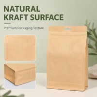Pochette refermable en BOPA/CPP recyclable, résistante à l'humidité, pour emballage alimentaire, impression personnalisée du logo par gravure, avec encoche de déchirement.