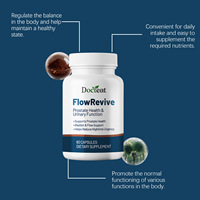 Docteat Prostate Health Flow Renew Capsules Soutien de la Santé de la Prostate Soin des Voies Urinaires Complément de Bien-être Masculin