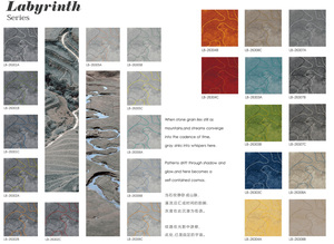 Dalles de moquette commerciales robustes à motif de courant de <span class=keywords><strong>rivière</strong></span> créatif 50x50cm, design artistique moderne, revêtement de sol modulaire pour hall d'hôtel de luxe - Product Image 4