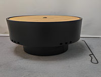 Brasero moderne autoportant de grande qualité en acier inoxydable, sans fumée, pour brûler du bois, portable, pour le camping en plein air, barbecue