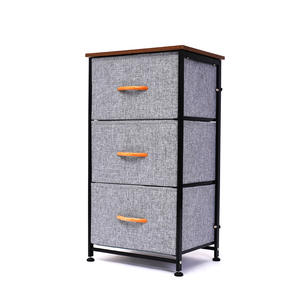 Factory Wholesale Dirt Resistant Material Kids Toy 3 Drawer Storage Cabinet