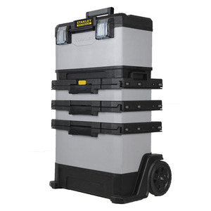 รถเข็นเครื่องมือ Stanley Fatmax พร้อมล้อและดีไซน์แบบซ้อนได้สำหรับจัดเก็บในโรงงาน - Product Image 1