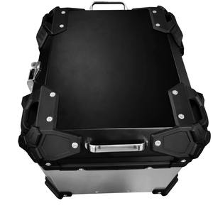 Vente en gros de coffre/boîte de rangement universel en alliage d'aluminium pour moto - Product Image 2