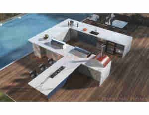 2026 Dorene unità High-End Compact & Mobile <span class=keywords><strong>cucina</strong></span> esterna con barbecue Grill e piccolo lavello - Product Image 5