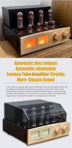 El34 nhà & chuyên nghiệp Audiophile ống chân không điện tử khuếch đại công suất tự thiên vị tín hiệu đầu ra siêu tuyến tính - Product Image 5