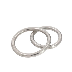 Anillo redondo soldado de acero inoxidable 304 de alto pulido Junta tórica de superficie lisa 3/4/5/6/8/10mm - Product Image 1