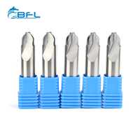 BFL carbure monobloc CNC outils de fraises en bout personnalisés pour la coupe du bois Fresa De Metal Duro angle d'hélice de fraise en bout