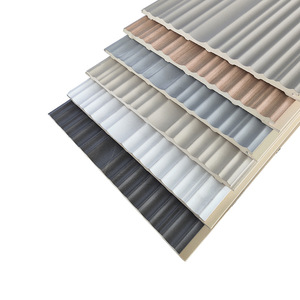 Linh hoạt và linh hoạt fluted đá đen tường thiết kế hình dạng khác nhau ngoài trời WPC rãnh tường Panel cho căn hộ - Product Image 4