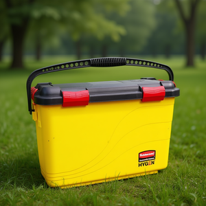 Rubbermaid Hygen 27 L Yellow <b>Cleaning</b> <b>Caddy</b> Commercial Use - Product Image 3