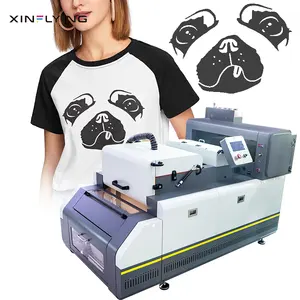 Dtf impressora a3, tudo em uma camiseta digital impressora de máquina pet impressora de filme