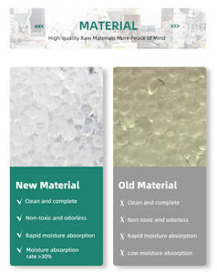 Fábrica al por mayor 25kg partículas de caucho de silicona transparente, no tóxico y libre de contaminación, con certificados de prueba correspondientes - Product Image 3